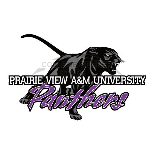 Homemade Prairie View A M Panthers Iron-on Transfers (Wall Stickers)NO.5918